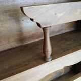 Waxed wooden dresser, antique buffet top