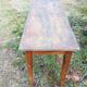 Pretty narrow table in pretty pattine 1900s in walnut trees