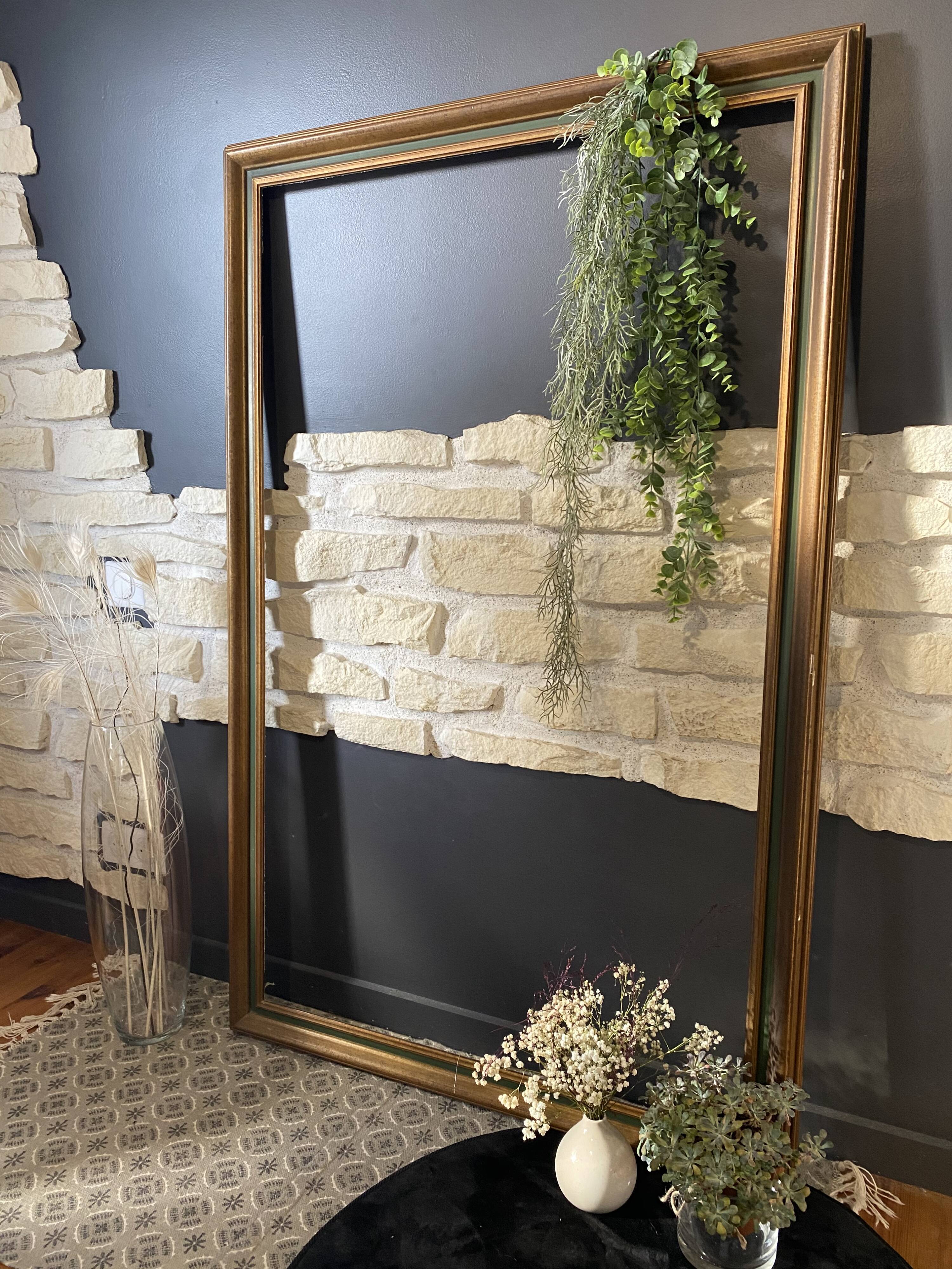 Former large-format wooden frame