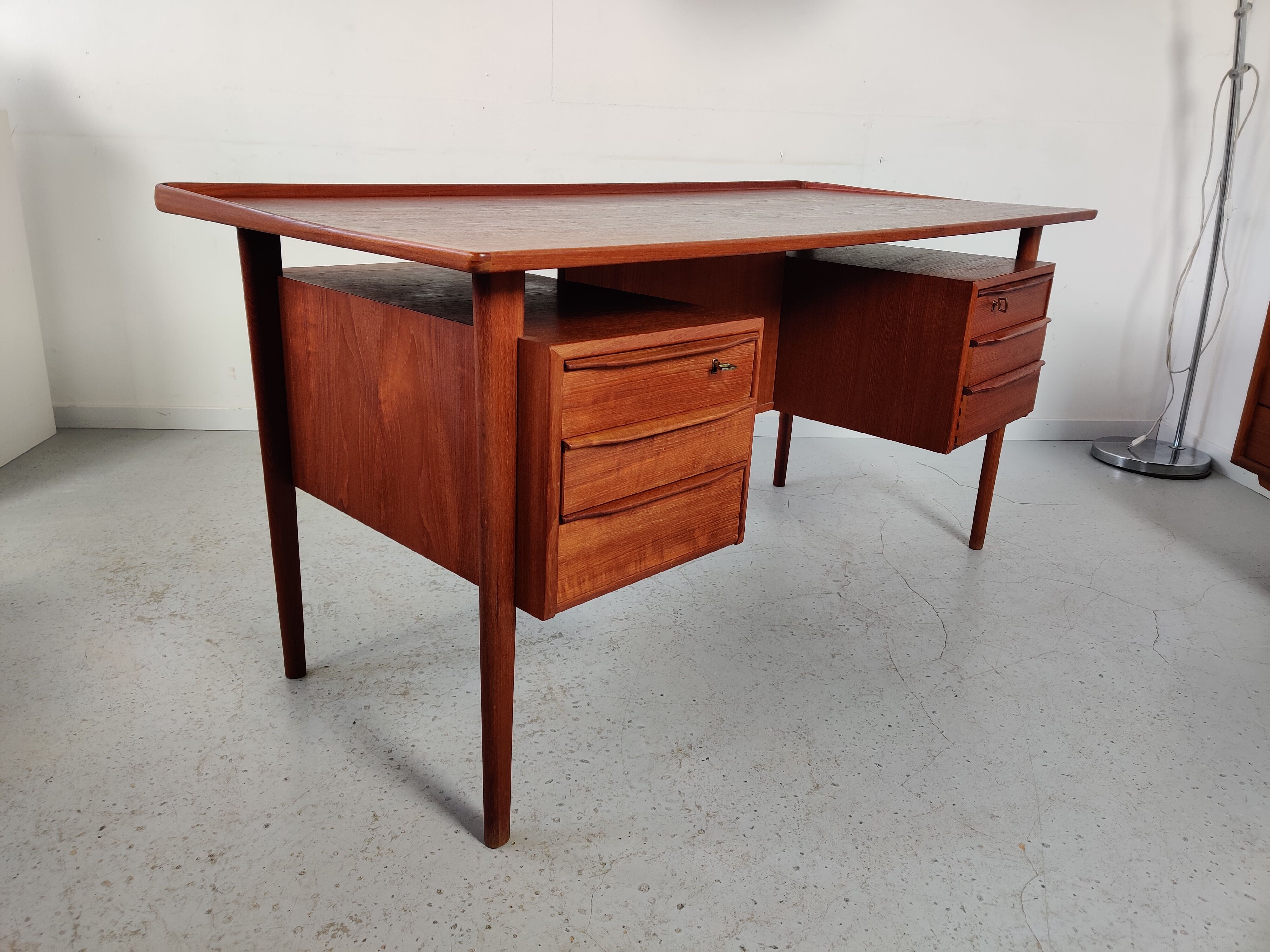 Teak office by Peter Lovig Nielsen, Denmark 60/70