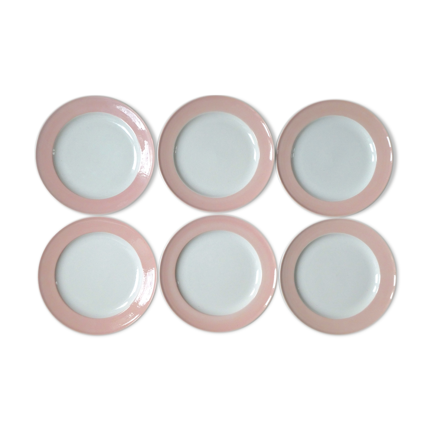 6 dinner plates Royal Boch La Louvière factory