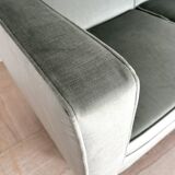 Canapé 2 places en velours Franco Albini pour Poggi, modèle DV33, Italie, années 1960.