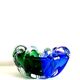Cobalt blue Murano ashtray 1970