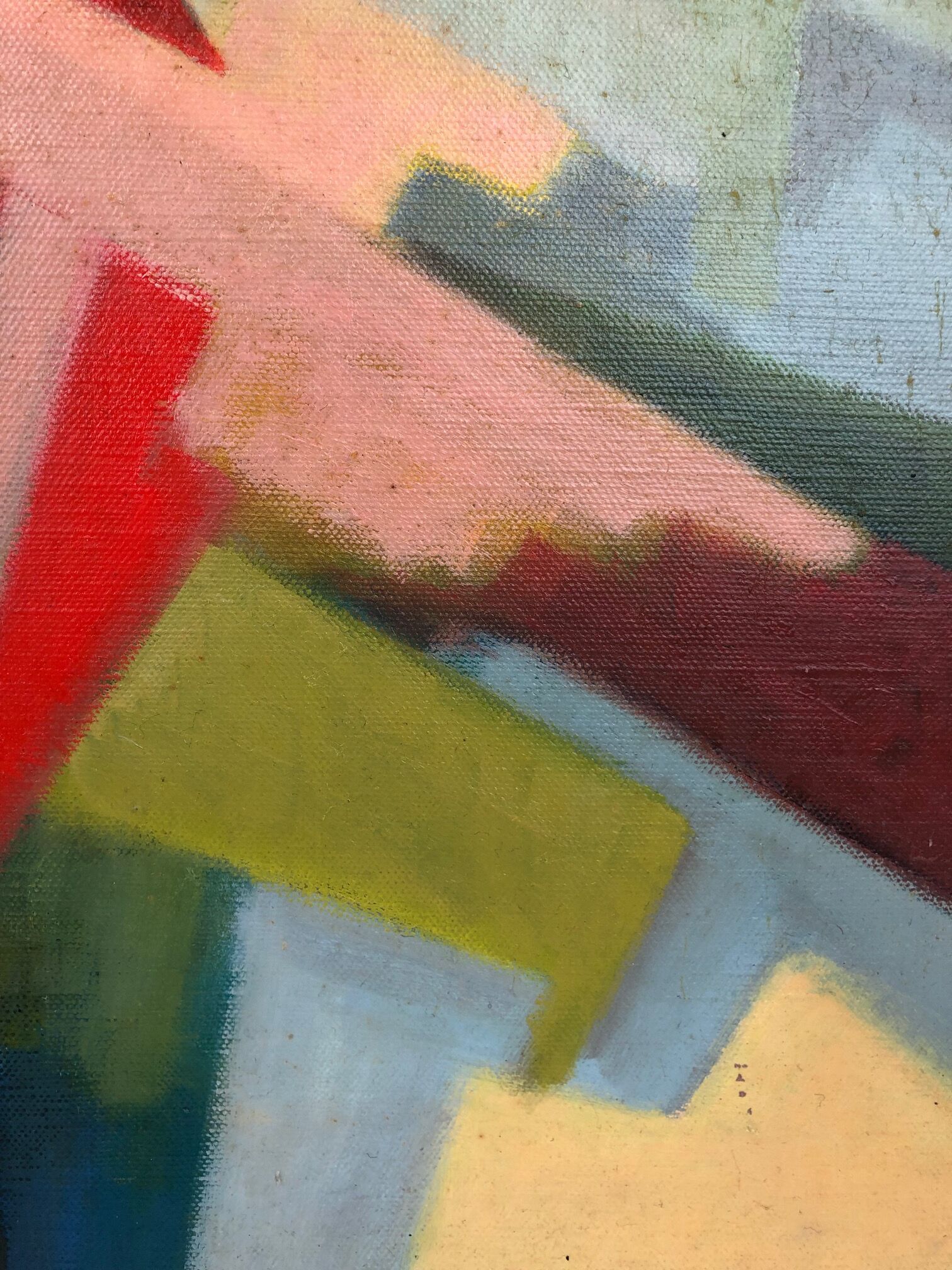Peinture abstraite vintage