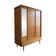 Vintage 1950s wardrobe in wood veneer.