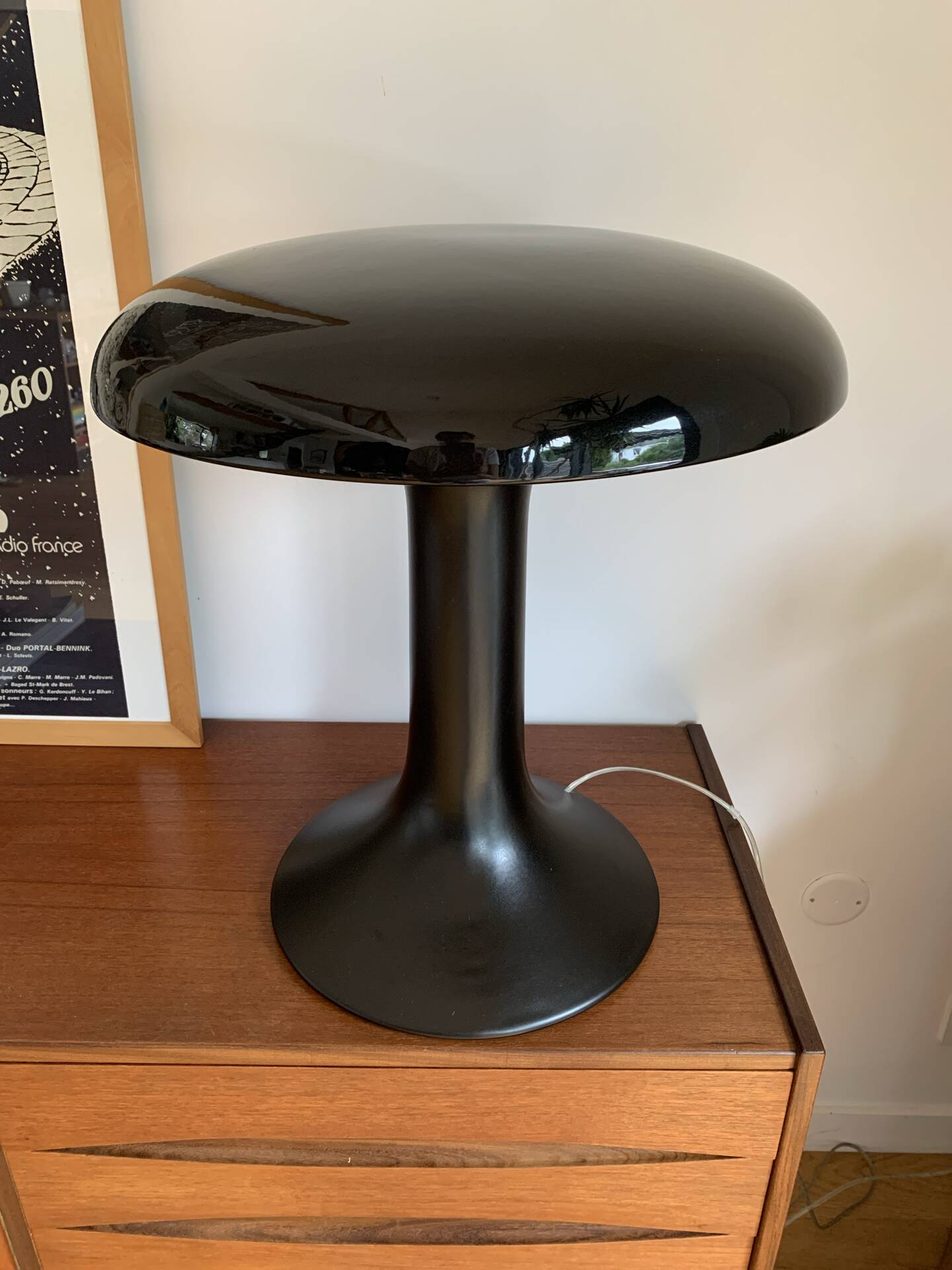 Large "Mushroom" Lamp FdC – Faïencerie de Charolles – 100% Ceramic