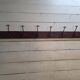 School coat rack with 8 hooks