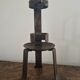 Candle holders in pairs, 20th century, wrought iron, brutalist.