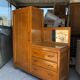 Rare asymmetrical dressing cabinet 50s