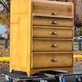 Secretary chest of drawers art deco style secretary