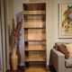 Armoire en bois peu profonde / bibliothèque / vitrine vintage