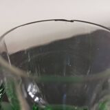 8 verres à pied anciens, années 1930