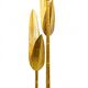 Contemporary Palm Tree Gold Floor Lamp, Italy