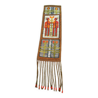 Vintage wool wall tapestry