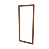 Miroir scandinave en teck, Suède, 1960