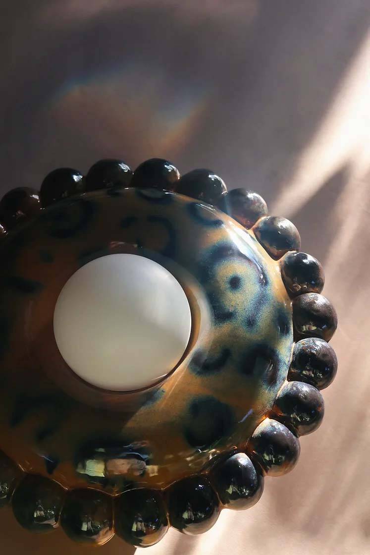 Luna Tall Leopard Wall Lamp