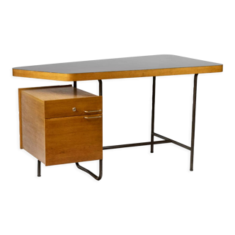 Bureau en chêne et métal, années 1950, Georges Frydman