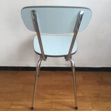 Blue formica chair