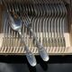 12 Dessert Cutlery Sets (forks + spoons) CHRISTOFLE MARIE-ANTOINETTE