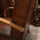 Fauteuil  club en cuir art deco