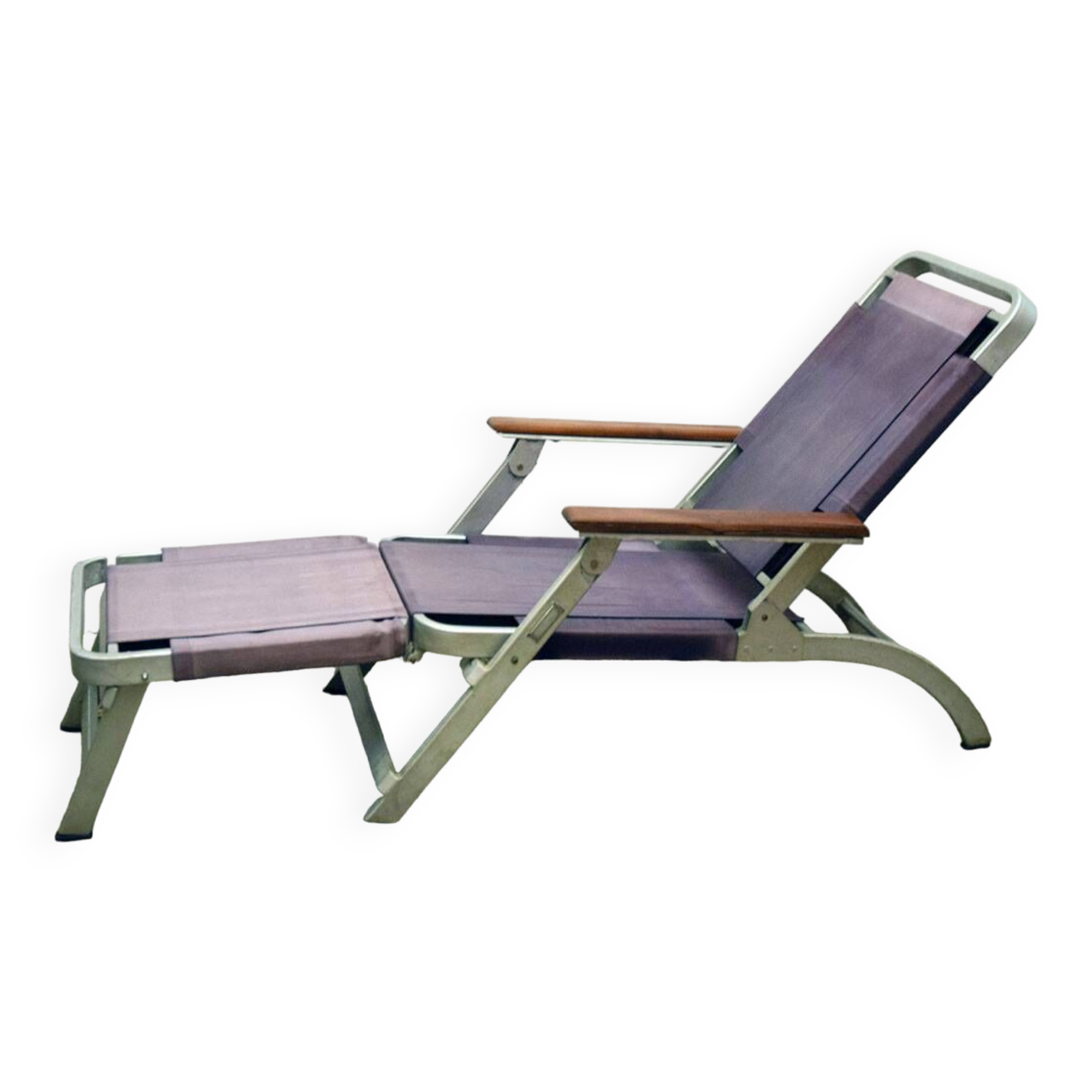 Rare deck chair from Transatlantico Michelangelo 1965