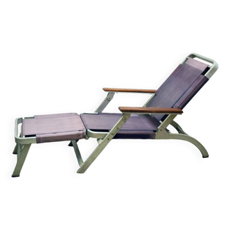 Rare deck chair from Transatlantico Michelangelo 1965