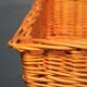 Basket on foot vintage 1970