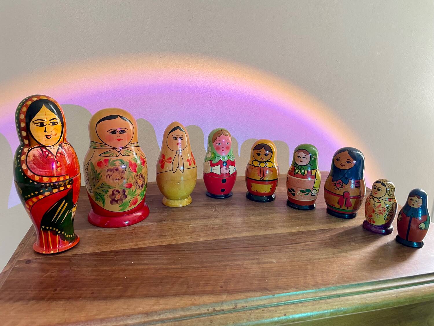 Lot of Russian dolls