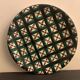 Flat glazed ceramic plate by Robert Picault, Vallauris 1960