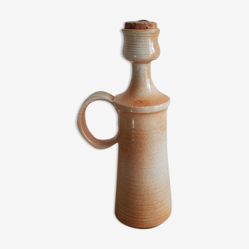 Stoneware bottle with cork - vintage