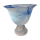 Large vase cut glass paste Vintage Murano 1970