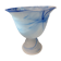 Large vase cut glass paste Vintage Murano 1970