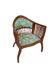 Fauteuil en cerisier marqueté