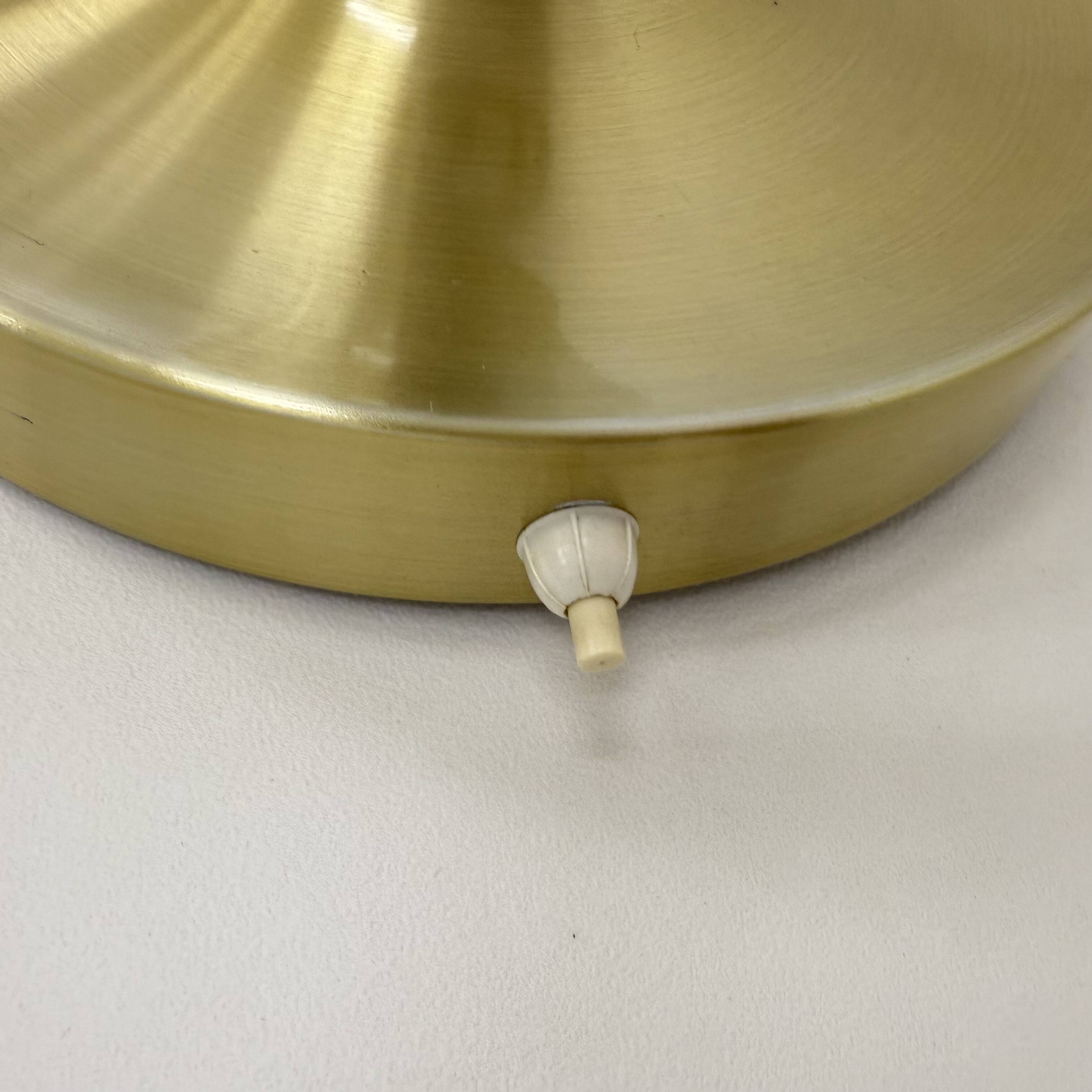 Mid-century design honsel space age disc lamp , 1970s attributed to Charlot