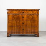Biedermeier Walnut Chest of Drawers, Germany, 19th Century