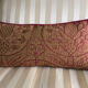 Decorative pillow case in brocade with ottoman turkish 16th century motifs