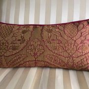 Decorative pillow case in brocade with ottoman turkish 16th century motifs