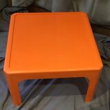 Coffee table basse orange Gilac n°1872 1970