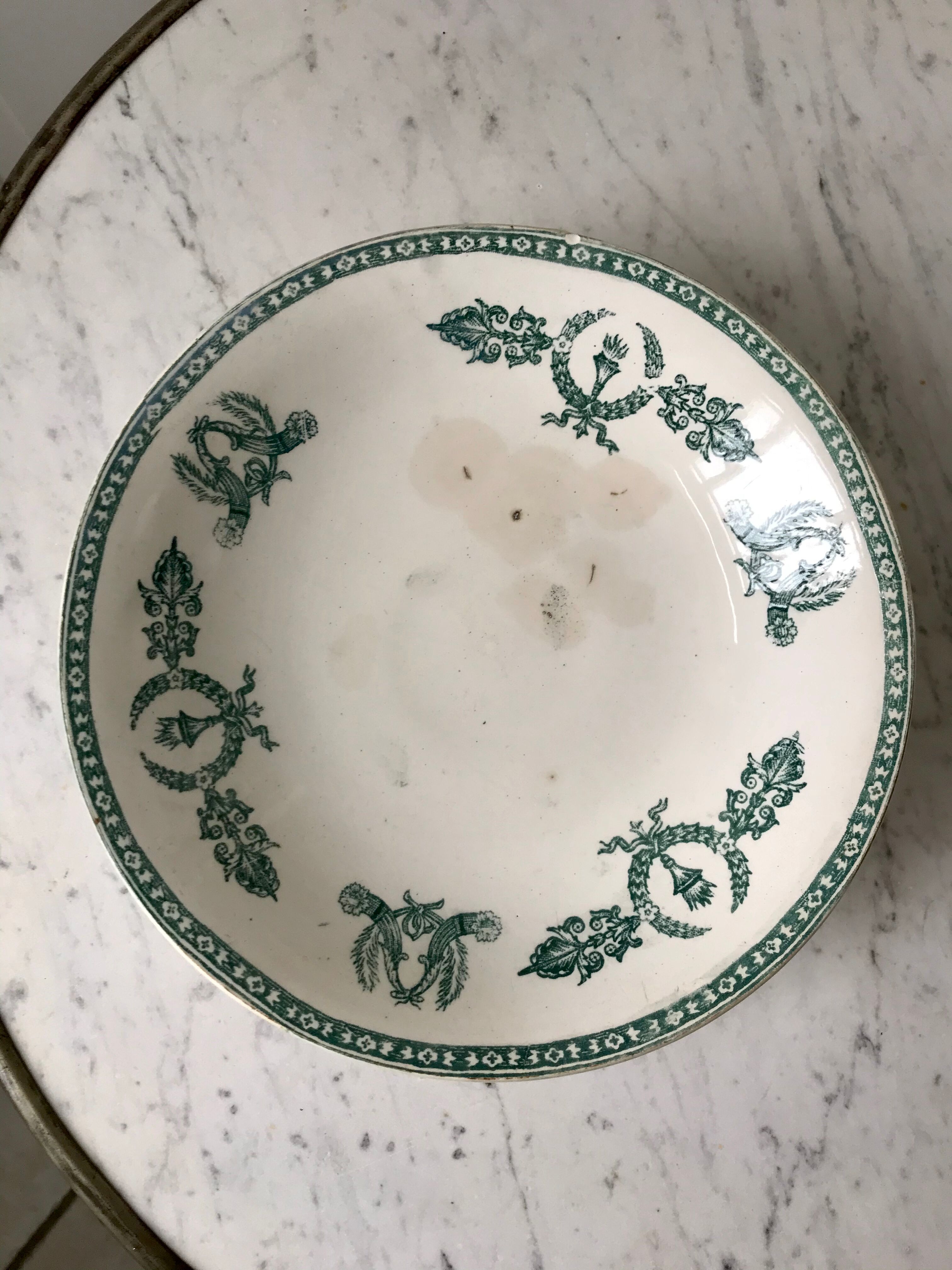 Compotier Terre de Fer late nineteenth century