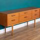 Commode buffet meuble tv rétro teck années 1960 austinsuite