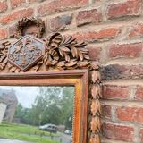 Louis XVI XVIII Eme Century Golden Wood Mirror