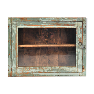 Patinated wooden window