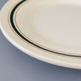 6 striped plates