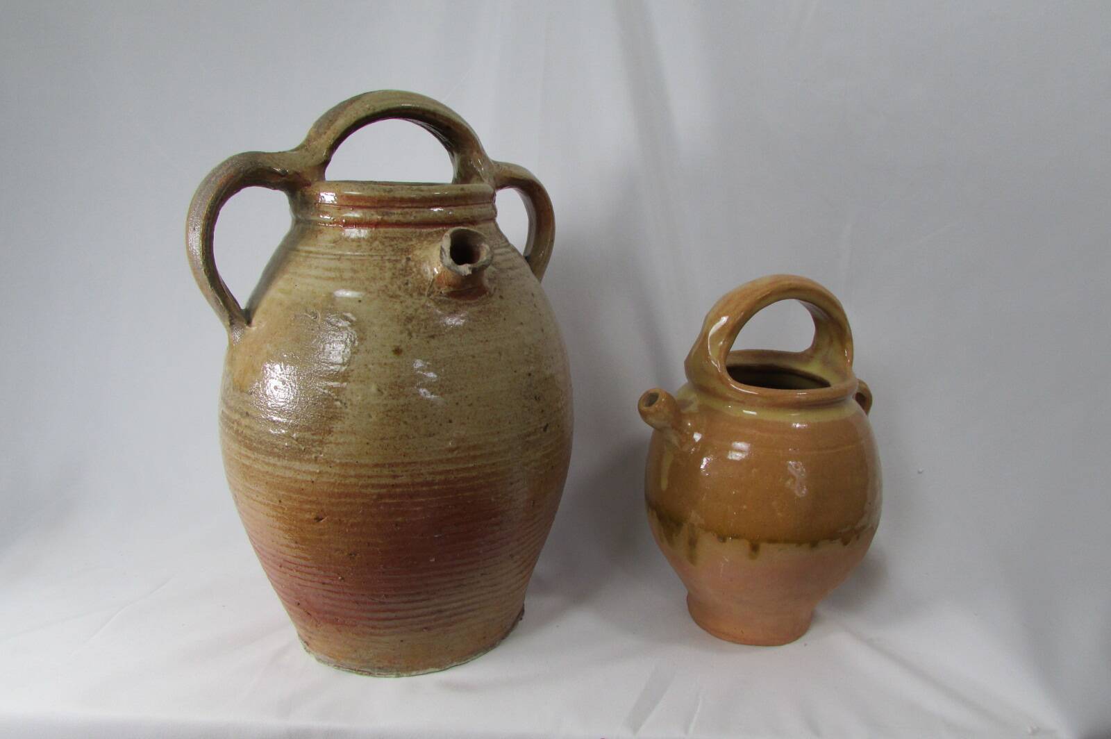 Large old stoneware jug