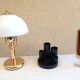 Modernist lamp vintage 70 Murano glass & brass