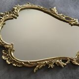 Miroir in bronze gilded style rocaille 68 x 42 cm