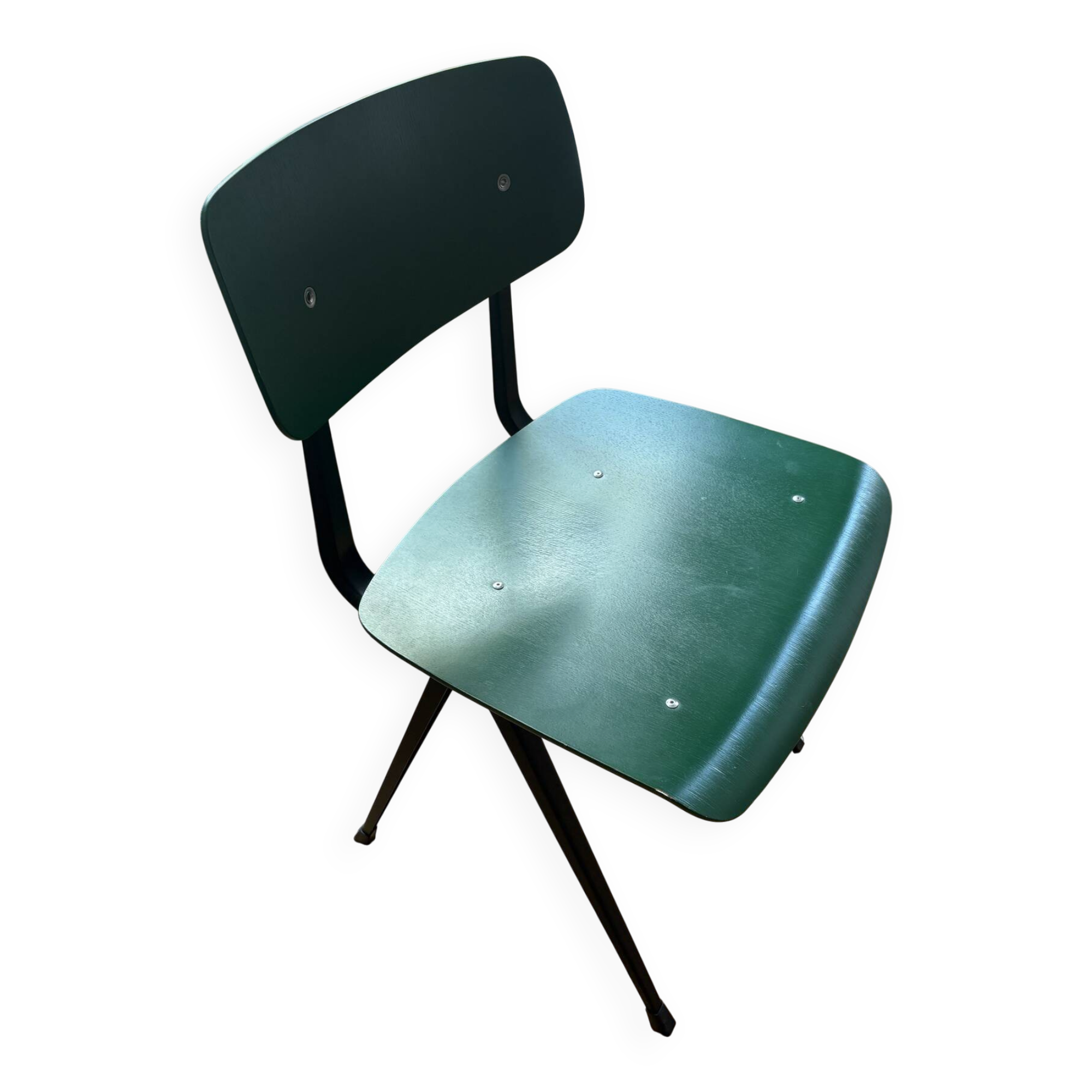 6 green Hay Result chairs