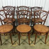 6 chaises bistrot Josias Eissler & Söhne restaurées