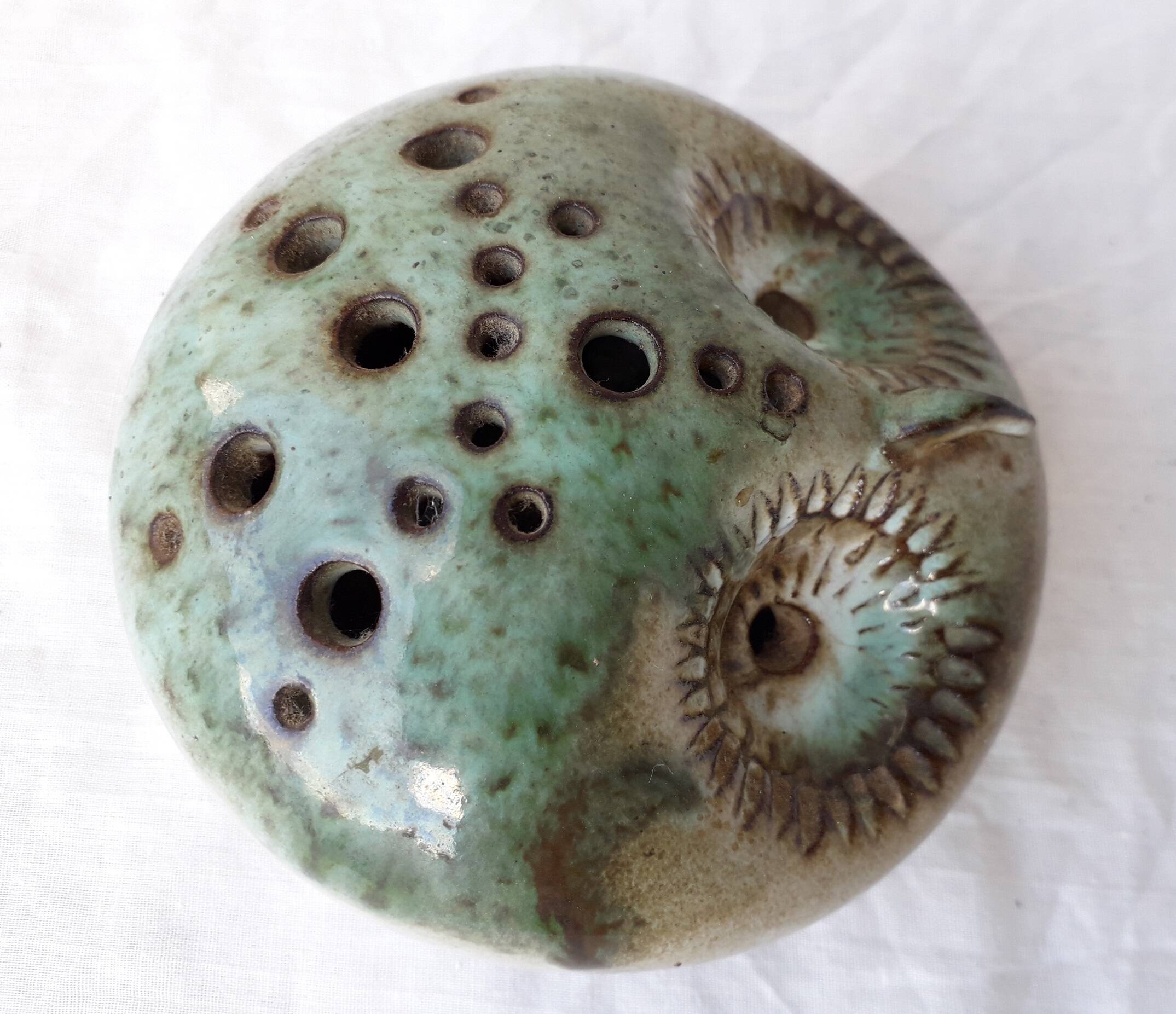 Owl flower spike vase