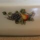 Arcopal vintage fruit butter dish from France